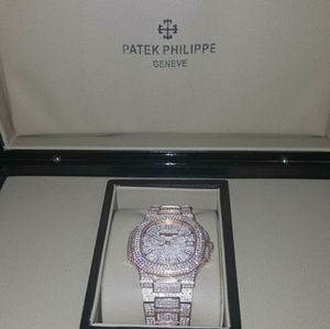 Patek Watch custom moissanite